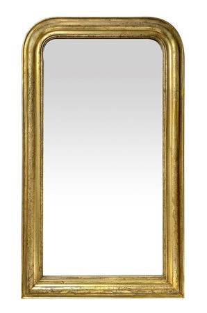 Specchiera in legno dorato  H cm 123x70 
