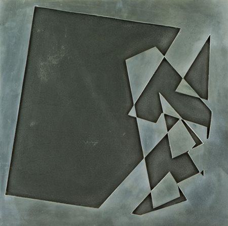 Renato Spagnoli Senza titolo, 1974 Fusione di metallo, cm. 50x50, es. 2/2 Sul...