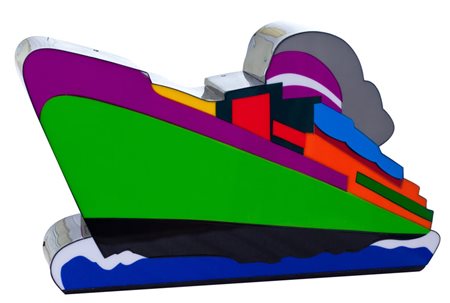 Marco Lodola Ship, 2011 Perspex e neon, cm. 32x52x12 Sotto la base: firma,...