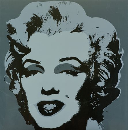 Andy Warhol Marilyn Stampa offset, cm. 91x91 L'opera presenta una lieve...