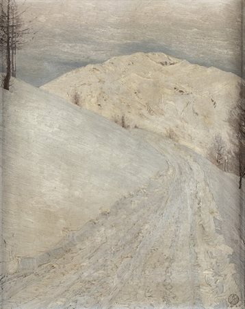 ANTONIO PASCHETTO (Torre Pellice, 1885 - Torino, 1963): Altavalle di Susa (Bardonecchia), 1938