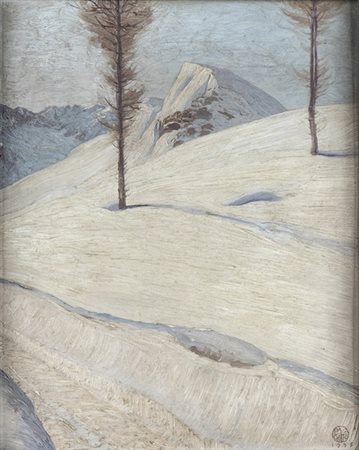 ANTONIO PASCHETTO (Torre Pellice, 1885 - Torino, 1963): Altavalle di Susa (Bardonecchia)