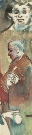 MINO MACCARI (Siena, 1898 - Roma, 1989): Ritratti d’uomo