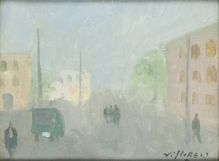 FRANCO VILLORESI (Città di Castello, 1920 -Rigutino, 1975): Cittadina