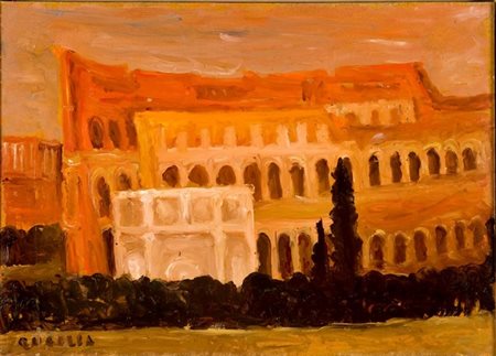 CARLO QUAGLIA (Terni, 1903 - Roma, 1970): Colosseo 