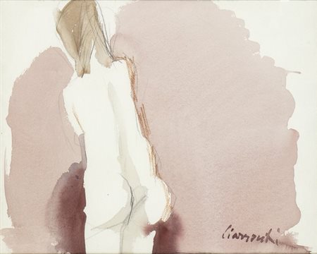 ARNOLDO CIARROCCHI (1915-2004): Nudo di spalle, 1970
