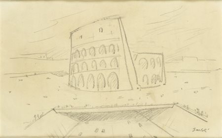 AMERIGO BARTOLI NATINGUERRA (Terni, 1890 - Roma, 1971): Colosseo