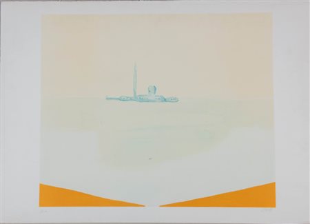 Virgilio Guidi (Roma 1891 - Venezia 1984), “Isola di San Giorgio”.