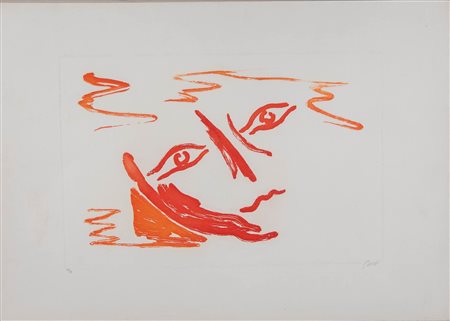 Virgilio Guidi (Roma 1891 - Venezia 1984), “Volto”.