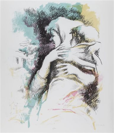 Augusto Murer (Falcade 1922 - Padova 1985), “Maternità”, 1981.