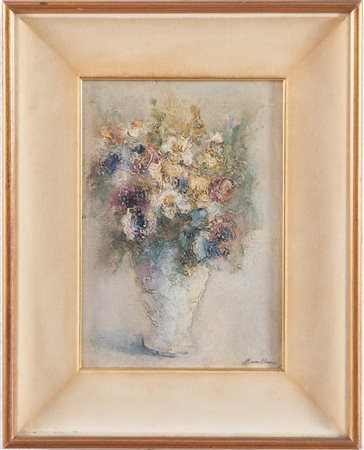 Norma Mascellani, (Bologna, 1909 - 2009), “Vaso di fiori”.