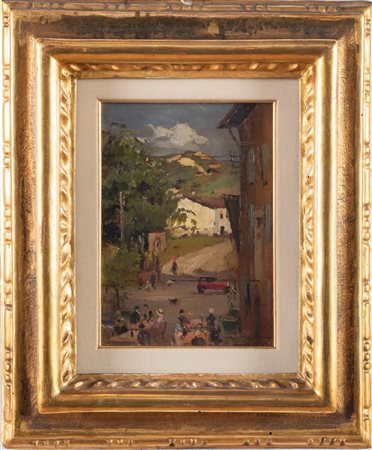 Martuffi Silla detto Mar Silla (Cento 1902 - Bologna 1979), “Alla Locanda del Bersagliere”,