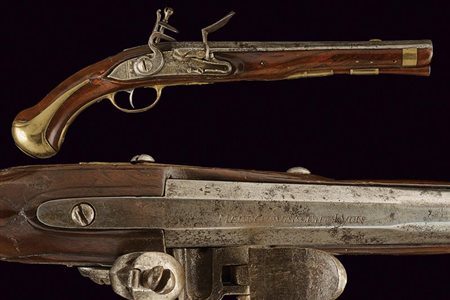 Rara pistola Mod. 1733-34 per Maréchaussée di Lione firmata Girard