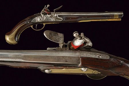 Rara pistola a pietra focaia Mod. 1763 per Gendarmrie de La Garde firmata Simon Jourjon