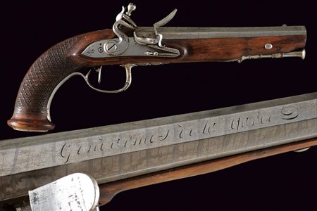 Pistola a pietra focaia Mod. 1814 per Gendarmerie de la Garde