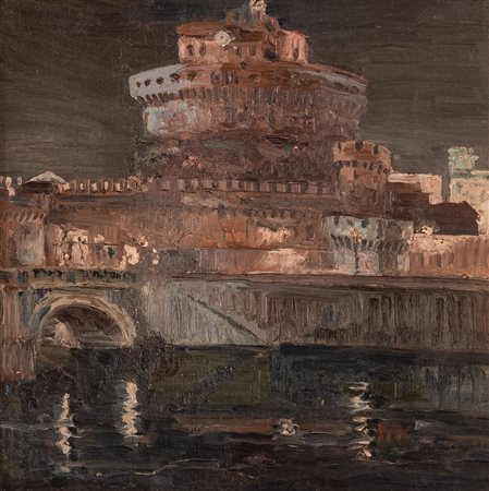 G Epifani  ( - ) 
Castel Sant'Angelo '30
Olio su tela cm 37x37 e cm 46x46 