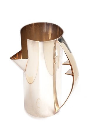 Caraffa in silver plate, Carlo Scarpa per Cleto Munari, 2003