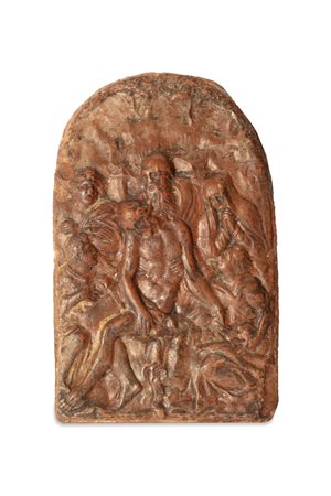 Bassorilievo in terracotta raffigurante Deposizione di Cristo, secolo XVI