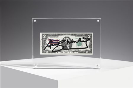 WARHOL ANDY (1928 - 1987) - (ATT.TO). Two dollars (Thomas Jefferson).