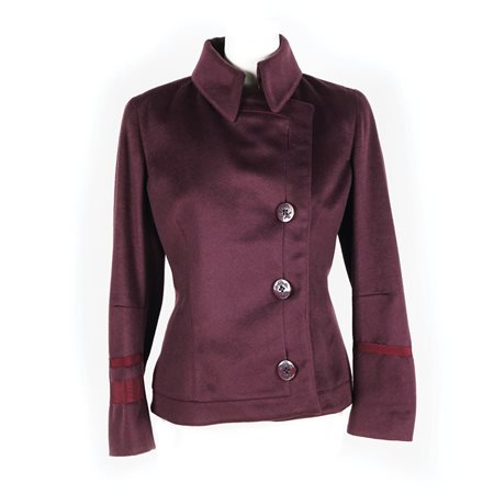 Alexander McQueen giacca in cachemire color melanzana, tg. 40 | Bolli ...