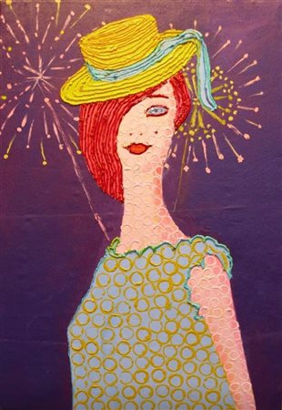 Giuseppe Floris Serra, La ragazza dal cappello giallo, 2012