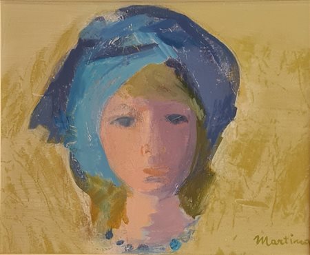 Piero Martina, Ragazza con turbante, 1975