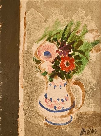 Gastone Breddo, Vaso con fiori