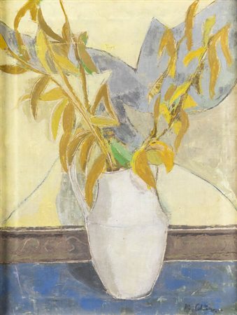 MAURO CHESSA<BR>Torino 1933<BR>"Vaso di fiori"