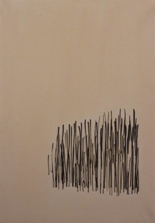 ARTURO VERMI (1928 - 1988) Paesaggio , 1964 Olio su tela, cm. 70 x 50 Firmato...