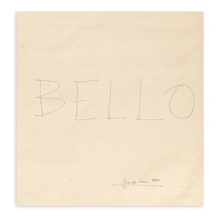 GIUSEPPE CHIARI (1926-2007) - Bello, 1980