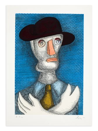 ENRICO BAJ (1924-2003) - Gentleman, 1980