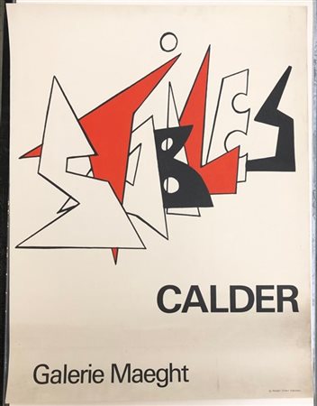 Manifesto espositivo con serigrafia originale di Alexander Calder
cm 65x50
Edit