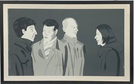 Alex Katz "Unfamiliar image" 2001
litografia a colori
cm 62x108
firmata e numera