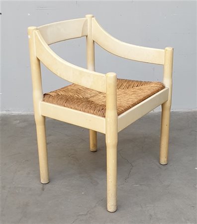 Vico Magistretti Poltroncina modello "Carimate". Produzione Cassina, Meda, 1960.