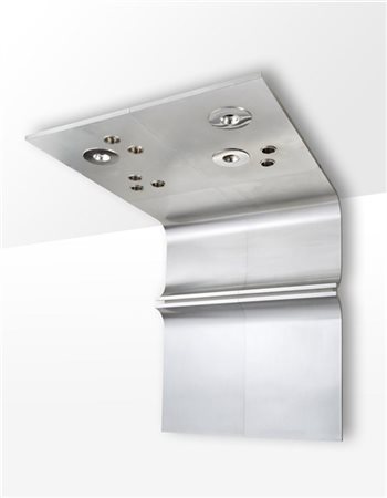 Filippo Ragusa Pannello da parete e soffitto con illuminazione integrata unito a