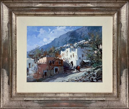 Simonetti, Claudio (1929)  - Paesino arroccato in montagna