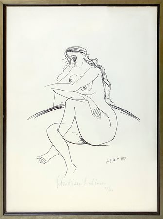 Milluzzo, Sebastiano (Catania 1915-Catania 2011)  - Nudo, 1979