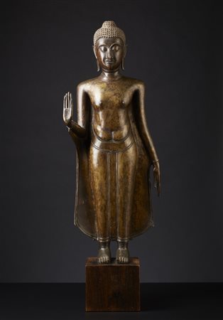  Arte Sud-Est Asiatico - Grande Pang proht sat Buddha  
Tailandia, Ayutthaya (1351-1767), XVII secolo
.
