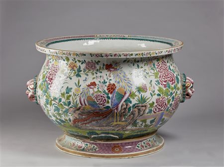  Arte Cinese - Vasca per pesci famiglia rosa
Cina o Francia, inizio XIX secolo.