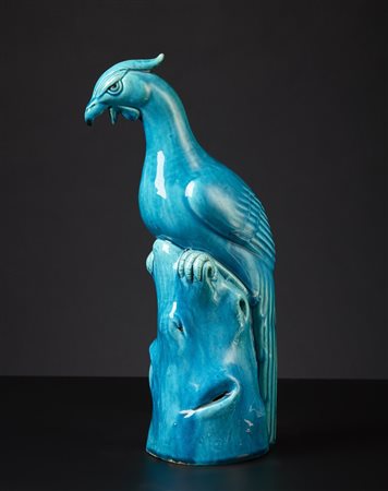  Arte Cinese - Pappagallo in ceramica 
Cina, XIX secolo .
