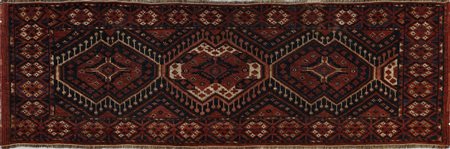  . - Piccolo tappeto Torba Ersari 
Uzbekistan / Afghanistan, fine XIX - inizi XX secolo.