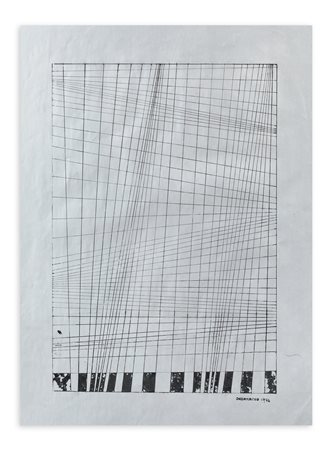 DADAMAINO (1930-2004) - S/T (Disegno ottico dinamico), 1964