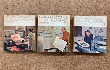 CATALOGO NAZIONALE BOLAFFI DELLA GRAFICA - Lotto unico di 3 cataloghi