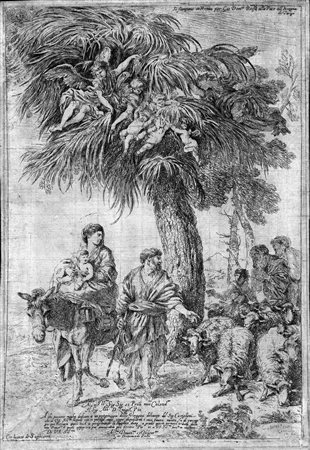 Castiglione, Giovanni Benedetto(Genova 1609 - Mantova 1665)LA FUGA IN EGITTO....