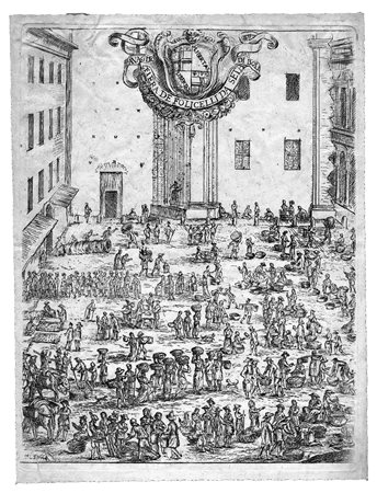 [attribuito a] Mitelli, Giuseppe Maria(Bologna 1634 - 1718)LA FIERA DE...