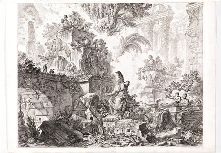 Piranesi, Giovanni Battista(Mogliano Veneto 1720 - Roma 1778)FRONTESPIZIO CON...