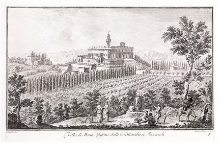 [da] Zocchi, Giuseppe(Firenze 1717 - 1767)VILLA DI MONTE GUFONI....