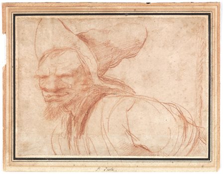 Barbieri, Francesco detto Il Guercino(Cento 1591 - Bologna 1666)CARICATURA DI...