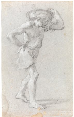 [cerchia di] Carracci, Annibale (Bologna 1560 - Roma 1609)STUDIO DI FIGURA...