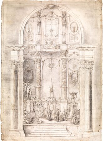 Scuola emiliana I met&agrave; &nbsp;del XVIII sec. SCENA BIBLICA IN...